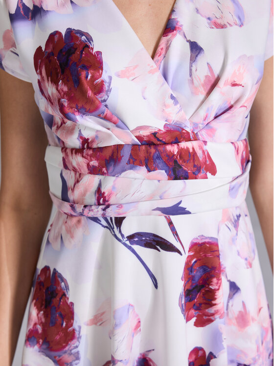 Swing Swing Sukienka koktajlowa 5AI12700 Kolorowy Regular Fit
