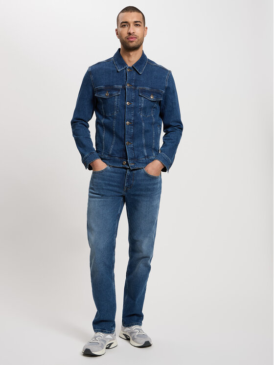 Cross Jeans Cross Jeans Jeansy E 161-154 Niebieski Straight Leg
