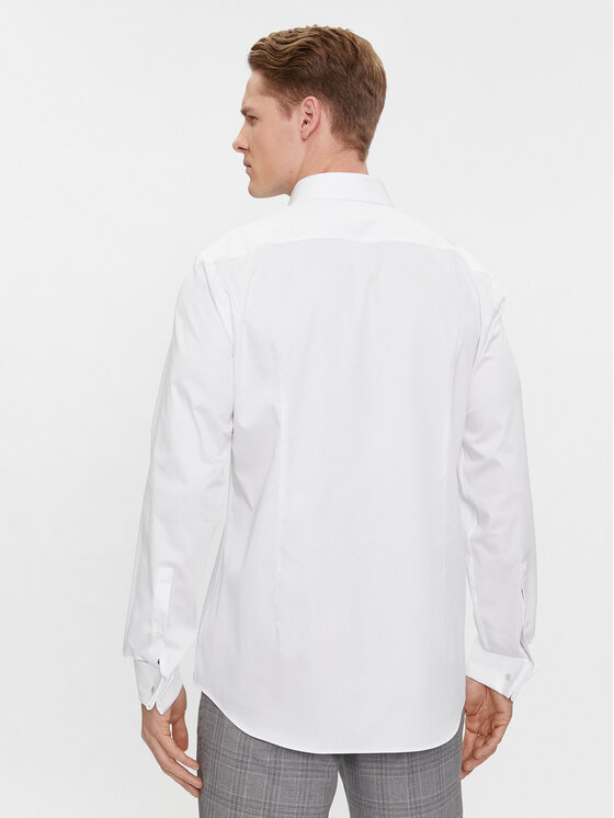 HUGO Hugo Camicia Kennew 50508549 Bianco Slim Fit