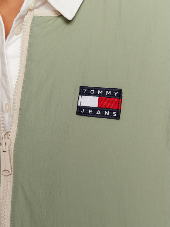 Tommy Jeans Tommy Jeans Vesta Reversible DW0DW14934 Zelená Regular Fit