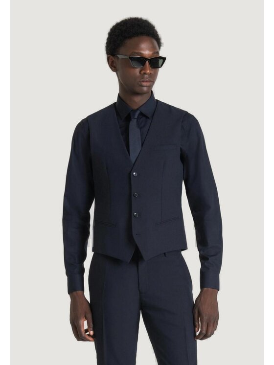 Antony Morato Antony Morato Gilet MMVS00009-FA600255 Blu To Fit