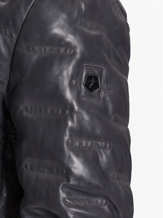 Milestone Milestone Lederjacke 991019 60080 Schwarz Regular Fit