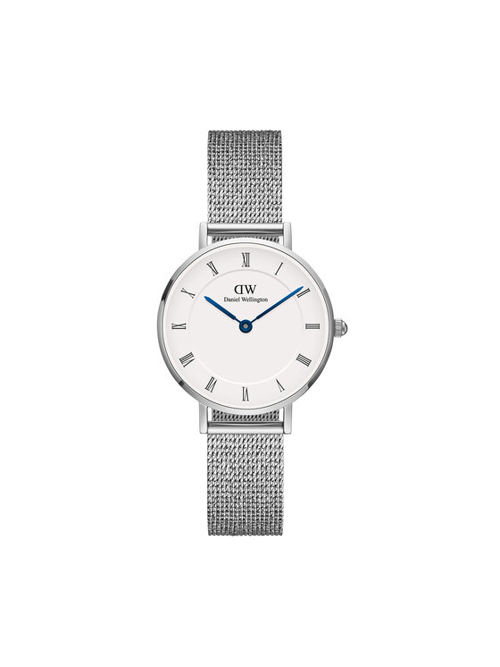 Daniel Wellington Ročna Ura Petite Roman Numerals Sterling DW00100684 Srebrna