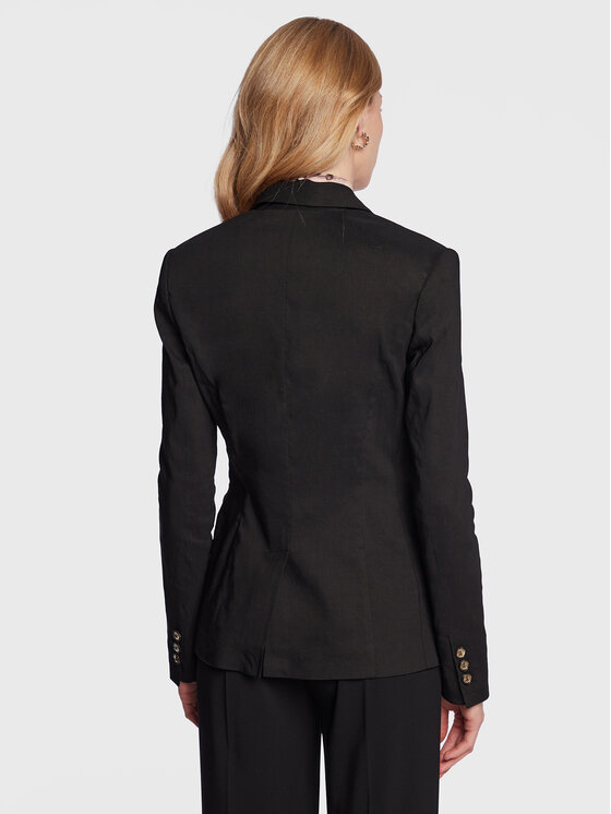 PINKO Pinko Sakoi Equilibrato 100987 A0IM Crna Slim Fit