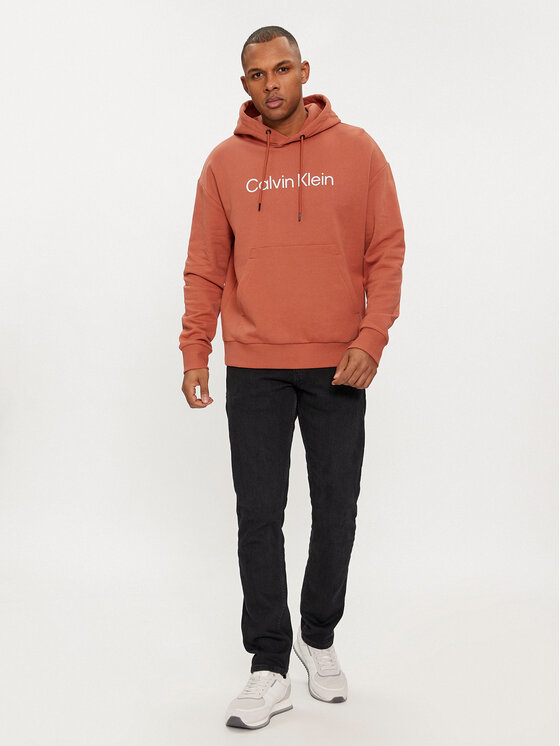 Calvin Klein Calvin Klein Majica dugih rukava Hero K10K111345 Narančasta Relaxed Fit