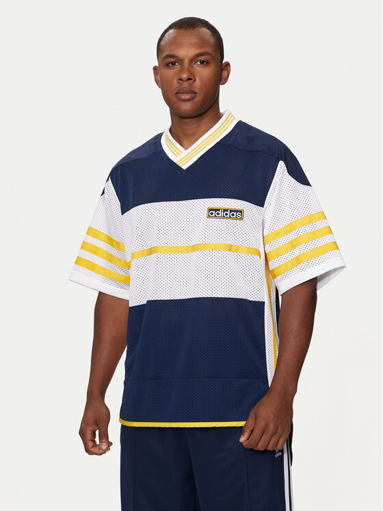 adidas adidas Marškinėliai adicolor Adibreak IU2361 Tamsiai mėlyna Loose Fit