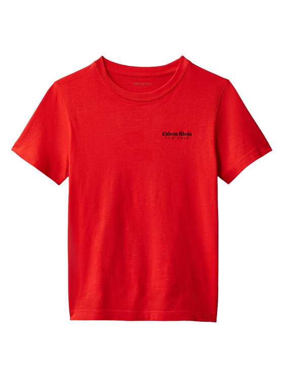 Calvin Klein Jeans Calvin Klein Jeans Póló Minimal Logo IB0IB02608 Piros Regular Fit