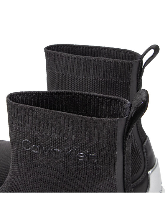 Calvin Klein Calvin Klein Sneakers Sock Boot - Knit HW0HW01177 Nero