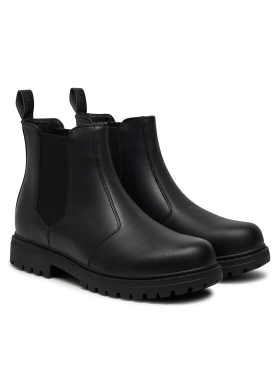 Guess Guess Kotníková obuv s elastickým prvkem Sidney Beatles FMFSBE SUE15 Černá