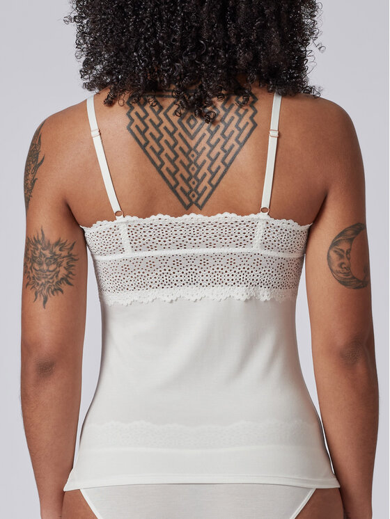 Skiny Skiny Podprsenkový top 080585 Béžová Slim Fit