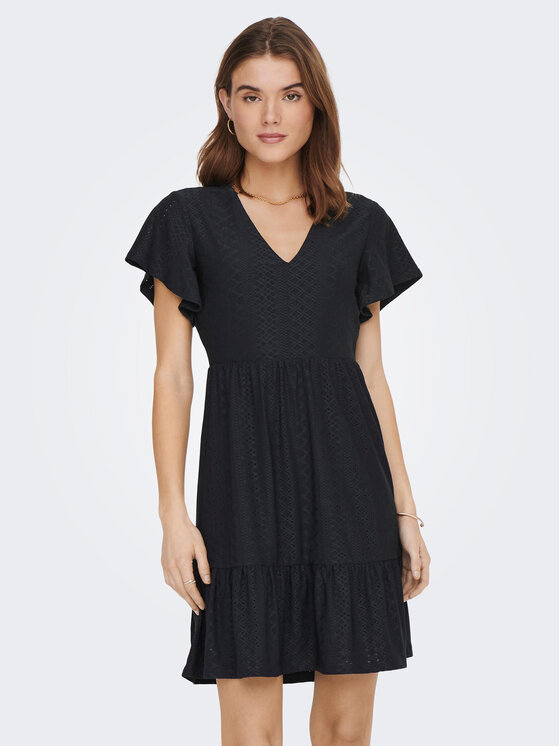 ONLY ONLY Každodenní šaty 15289687 Tmavomodrá Regular Fit