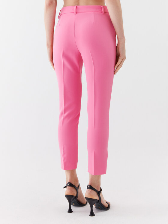Pantaloni di tessuto WA3188 T7896 Rosa Regular Fit...