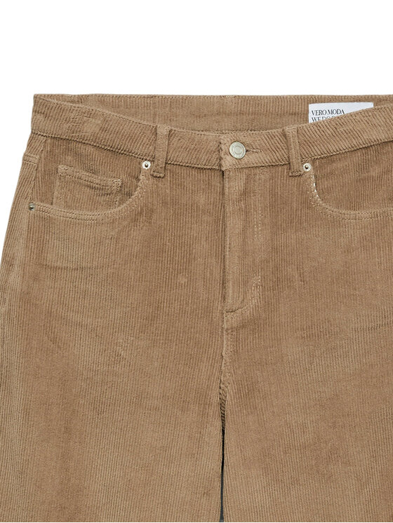Vero Moda Vero Moda Spodnie materiałowe Tessa 10315350 Beżowy Wide Leg