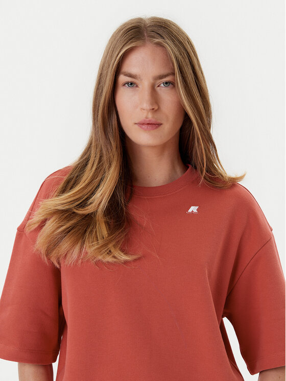K-Way K-Way Суитшърт Gwen K7127ZW Червен Comfort Fit
