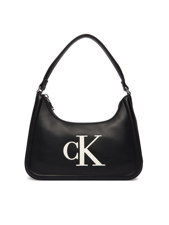 Calvin Klein Calvin Klein Ročna torba Bold Ck Small Shoulder Bag LV04F3230G Črna
