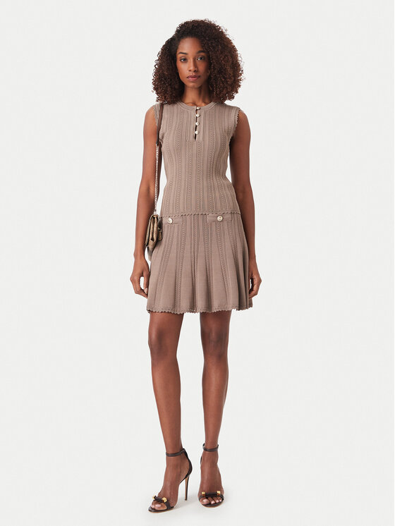 Guess Guess Spódnica mini W6YD21 Z0971 Beżowy ciemny Regular Fit