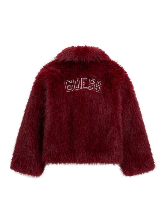 Guess Guess Szőrme J5BL02 WHH10 Piros Regular Fit