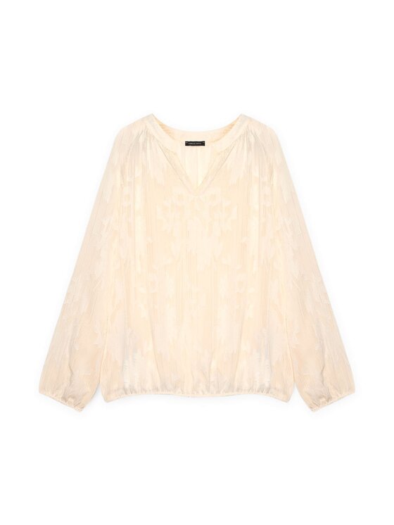 Fiorella Rubino Fiorella Rubino Blusa 2020T002396N011 Écru Over Fit