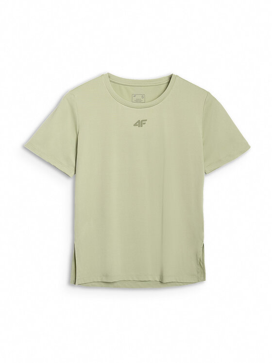 4F 4F Koszulka techniczna MULTI ACTIVE Zielony jasny Regular Fit