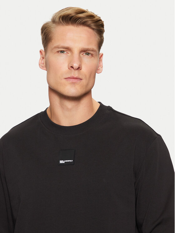 Karl Lagerfeld Jeans Karl Lagerfeld Jeans Longsleeve A1M17043 Schwarz Regular Fit