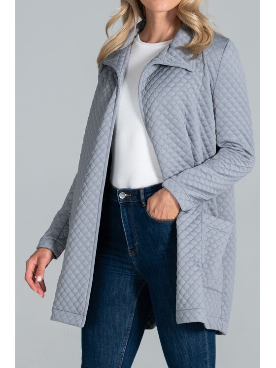 FIGL FIGL Kabát M814 Sivá Regular Fit