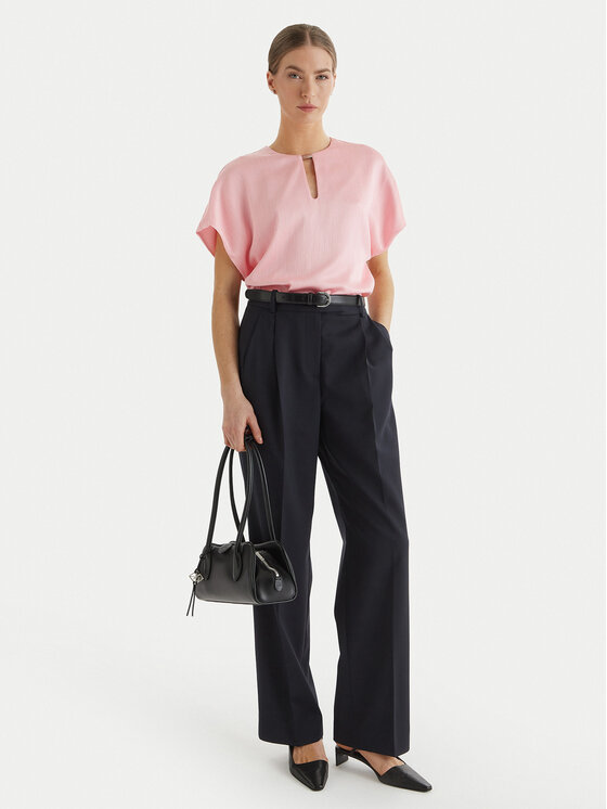 Calvin Klein Calvin Klein Blúz LV044F150G Rózsaszín Regular Fit