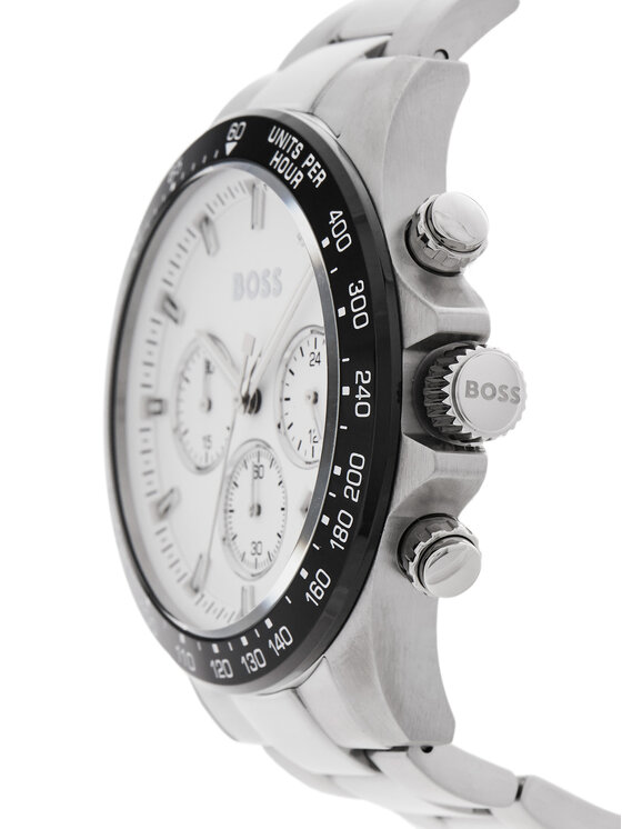 BOSS BOSS Zegarek Hero-Le 1514130 Srebrny