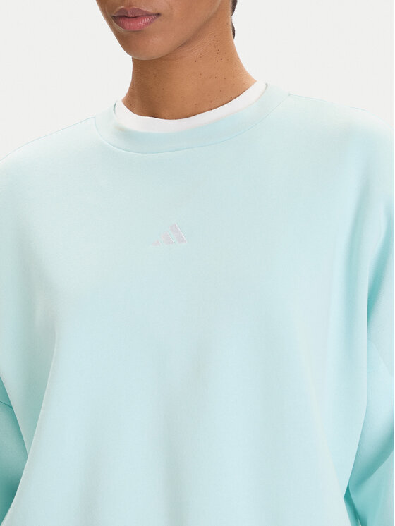 adidas adidas Džemperis Essentials Small Logo Feelcozy JV7300 Žalia Loose Fit