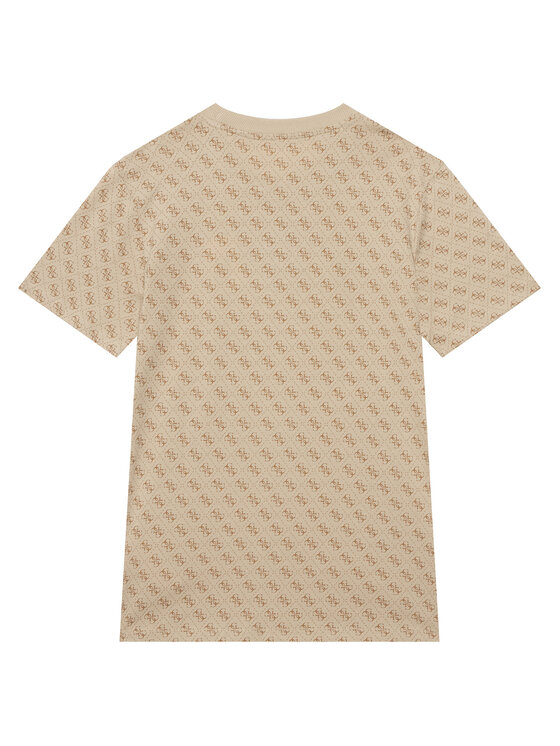 Guess Guess T-Shirt L6YI17 K3744 Beżowy Regular Fit