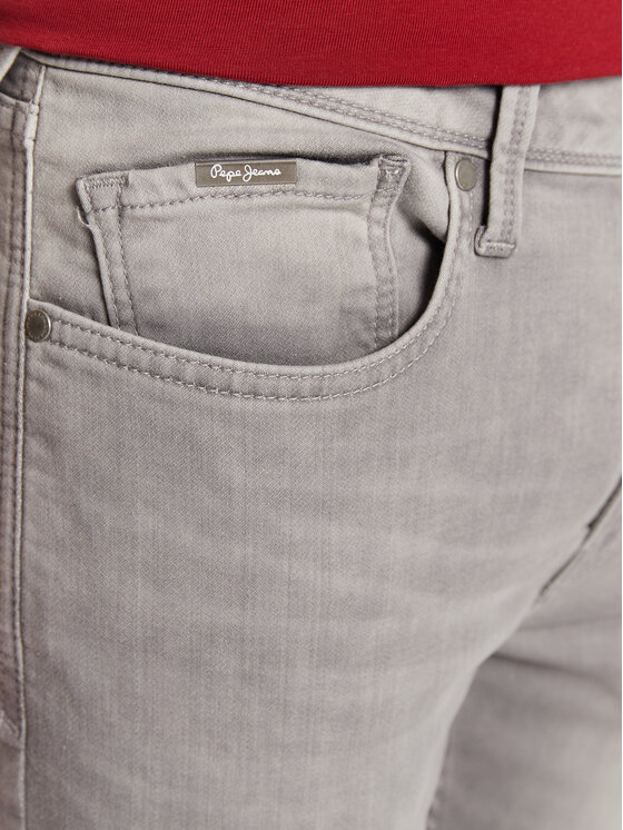 Pepe Jeans Pepe Jeans Jeansy Finsbury PM206321 Šedá Skinny Fit