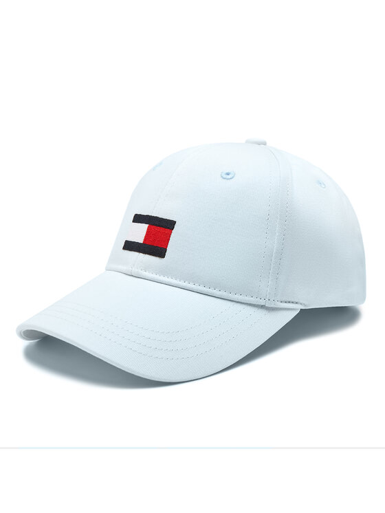 Șapcă Tommy Hilfiger Big Fag AU0AU01668 Albastru celest