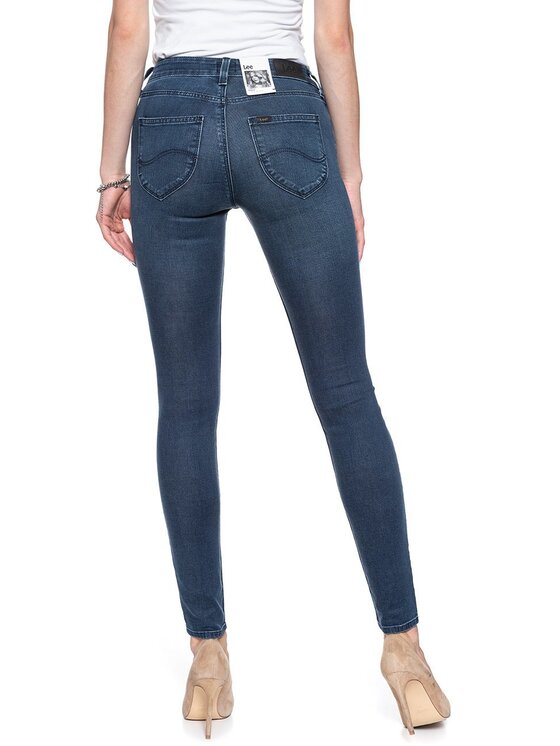Lee Lee Jeansy JODEE Niebieski Skinny Fit