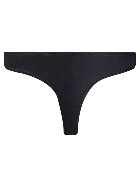 Tommy Hilfiger Tommy Hilfiger Σετ 3 τεμάχια στρίνγκ UW0UW05752 Μαύρο