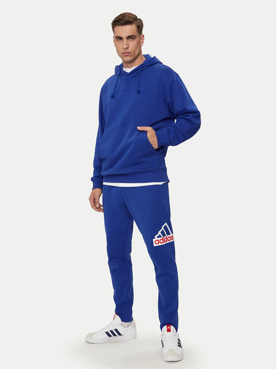 adidas Felpa ALL SZN IX3950 Blu Loose Fit