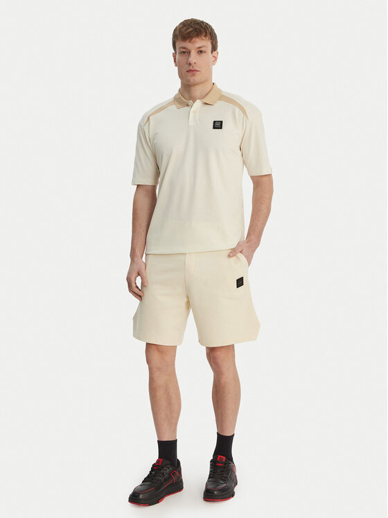 HUGO HUGO Pólóing Dunios_RB 50559650 Bézs Regular Fit
