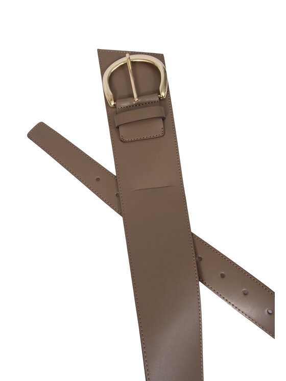 ALLORA BE UNIQUE ALLORA BE UNIQUE Cintura da donna 100% leather Marrone