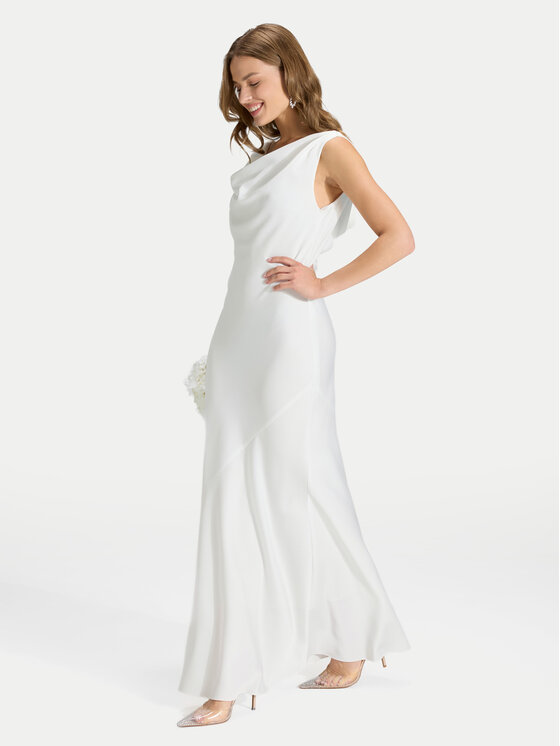 Swing Swing Večernja haljina 5AK14500 Bijela Regular Fit