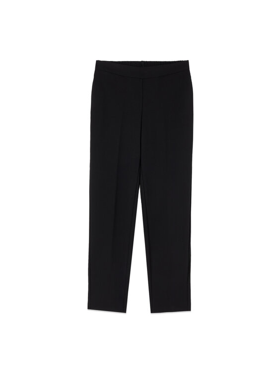 Oltre Oltre Spodnie materiałowe P273J202580N033 Czarny Skin Fit