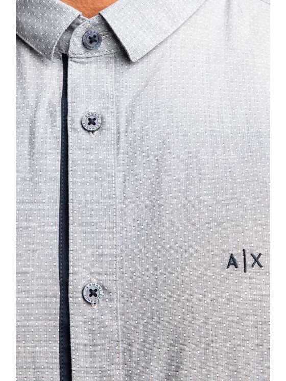 Armani Exchange Armani Exchange Košile 6GZC50 ZNSQZ 7504 Šedá Slim Fit