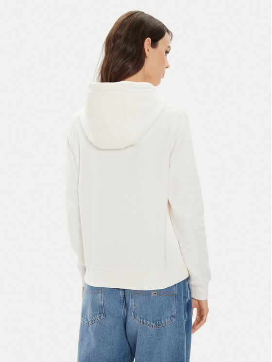 Tommy Jeans Tommy Jeans Majica dugih rukava Flag DW0DW19727 Écru Regular Fit
