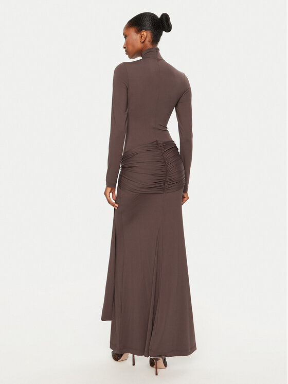 BARDOT BARDOT Abendkleid 59467DB Braun Slim Fit