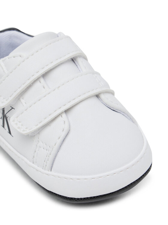 Calvin Klein Calvin Klein Snīkeri Low Cut Velcro Sneaker V0B9-83145-1582 Balts