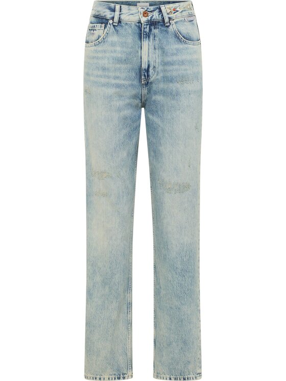 Mustang Mustang Jeansy Style Brooks Straight Niebieski Straight Fit