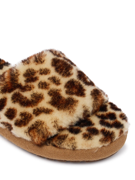 EMU Australia EMU Australia Hausschuhe Mckay Leopard W13203 Braun