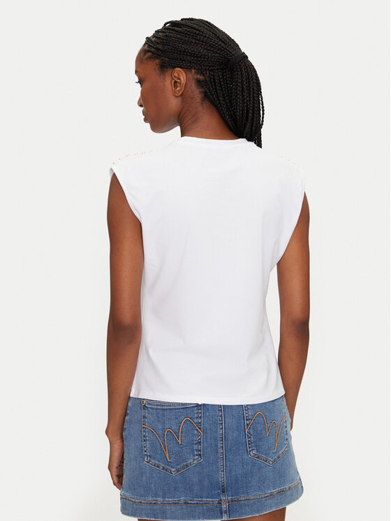 MET MET Bluse M10 274TS Weiß Regular Fit