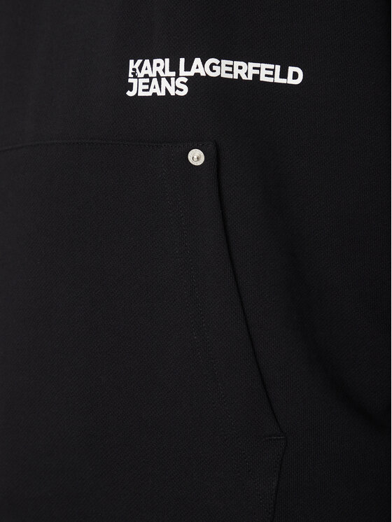 Karl Lagerfeld Jeans Karl Lagerfeld Jeans Μπλούζα A2M20030 Μαύρο Relaxed Fit