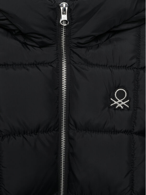United Colors Of Benetton United Colors Of Benetton Зимно яке 2WU0CN02J Черен Regular Fit