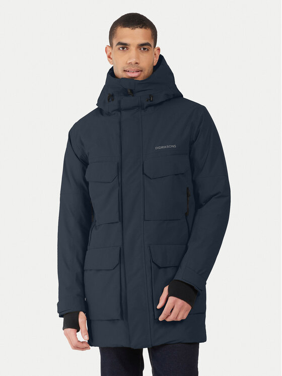 Didriksons Didriksons Žieminė striukė Drew 505778 Tamsiai mėlyna Regular Fit