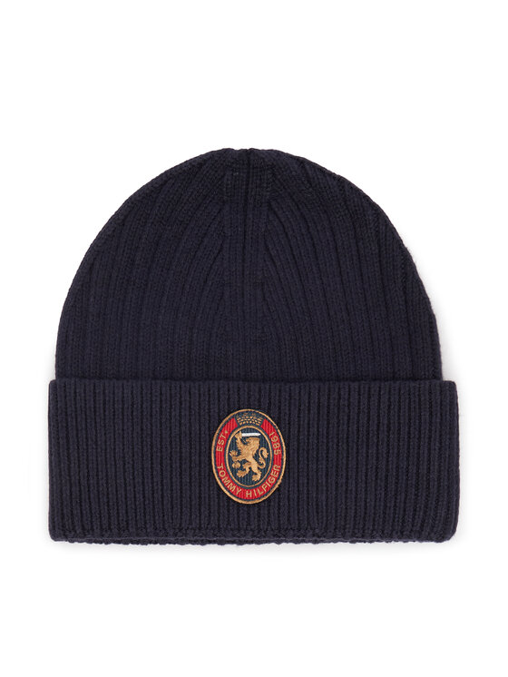 Tommy Hilfiger Tommy Hilfiger Set šal i kapa Th Crest Giftpack AM0AM14586 Tamnoplava