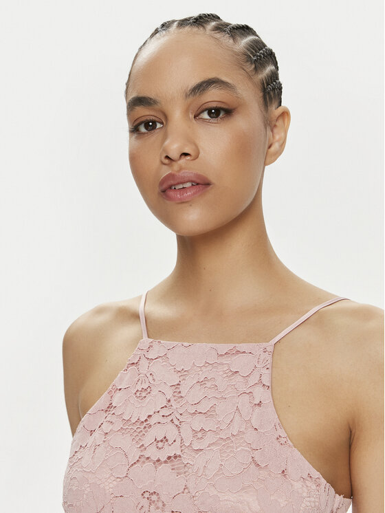 YAS YAS Cocktail obleka Milda 26032368 Roza Regular Fit